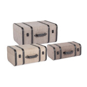 Set 3 valize decorative Riley 40x22x16h; 45x28x20h; 50x34x24h