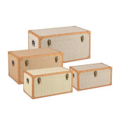 Set 4 cufere depozitare Wilfred 51x28x26h; 58x32x30h; 65x36x34h; 72x40x38h