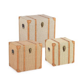 Set 3 cufere depozitare Wilfred 34x28x33h; 42x34x41h; 50x40x49h
