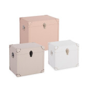 Set 3 cufere depozitare Merryn 34x28x33h; 42x34x41h; 50x40x49h