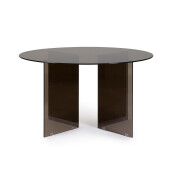 Masa sticla amber Iride Ø130x75h
