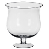 Vaza flori sticla transparenta  23,5 x 26 cm