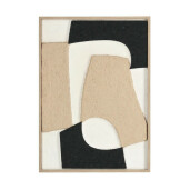 Tablou decorativ mdf aplicatii hartie Drew 50x3x70h