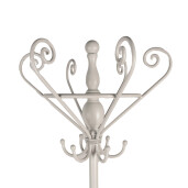 Cuier pardoseala metal alb 50x50x180 cm