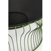 Vatra foc otel negru verde Maylis Ø78x 34,50h