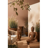 Figurina Buddha fibra sticla maro 39x33x59h