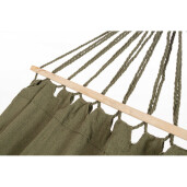 Hamac bumbac poliester verde Juan 200x100 cm
