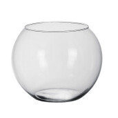 Vaza flori sticla transparenta 30 x 24,5 cm