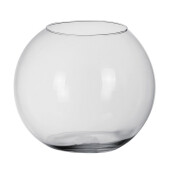 Vaza flori sticla transparenta 35 x 28 cm