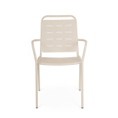 Set 6 scaune gradina otel Yara 50x57.5x87h