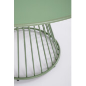 Masa otel verde Austin Ø120x75h