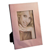Rama foto masa metal roz 8x13