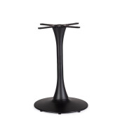 Picior masa otel negru Giunone Ø53x72h