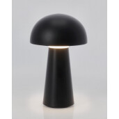 Veioza metal negru Idrial Ø13,5x22,5h
