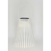 Felinar incarcare solara otel alb Svas Ø24x26-38h