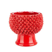 Vaza flori ceramica rosie Ø29x26,5h