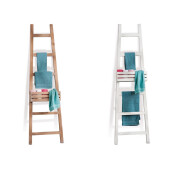 Set 2 scari decorative lemn alb maro 48 x 165 cm