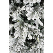 Brad artificial verde, zapada, cu leduri Berkshire Ø170x270h