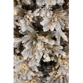 Brad artificial verde, zapada, cu leduri Berkshire Ø170x270h