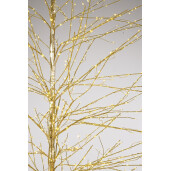 Copac decorativ auriu cu leduri Bunch Ø83×210h