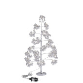Copac decorativ argintiu cu leduri Glint Ø42×90h