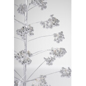 Copac decorativ argintiu cu leduri Glint Ø70×150h