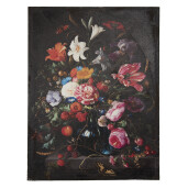 Tablou canvas iuta Flower 55x3x73 cm