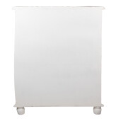 Comoda lemn fier alb antichizat 81x32x103 cm