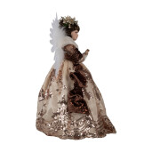 Figurina Inger textil bej alb 50x30x65 cm