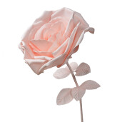 Trandafir artificial roz alb 33x100 cm