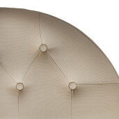 Bancuta lemn maro textil bej 125x41x48 cm