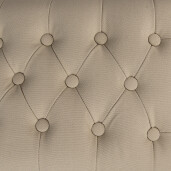 Bancuta lemn maro textil bej 112x36x50 cm