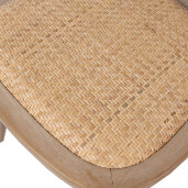 Scaun lemn maro ratan natur 44x42x88 cm