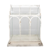 Mini sera fier sticla 56x32x65 cm