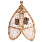 Decoratiune suspendabila lemn maro 106x39x8 cm