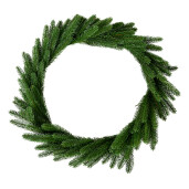 Coronita Craciun brad artificial verde Ø 65x10 cm