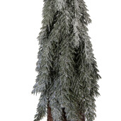 Brad Craciun verde nins Ø 18x57 cm