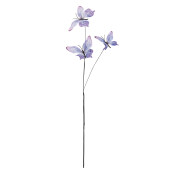 Crenguta decorativa Fluturasi violet II 10x10x65 cm