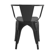 Scaun dining metal negru  52x58x79 cm