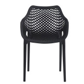 Scaun plastic negru 55x52x81 cm