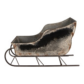 Sanie Craciun metal multicolor vintage 123x46x74 cm