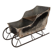 Sanie Craciun metal multicolor vintage 123x46x74 cm