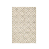 Covor poliester alb natur Chandier 160x230 cm