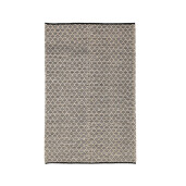 Covor poliester negru natur Dhawan 160x230 cm