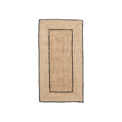 Covoras iuta natur negru Ankit 60X90 cm