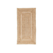 Covoras iuta natur alb Ankit 60X90 cm