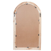 Oglinda perete mdf gri antichizat 55x5x95 cm