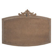 Oglinda perete lemn alb antichizat 72x4x55 cm