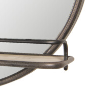 Oglinda perete rama metal maro 60x11x60 cm