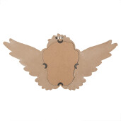 Oglinda perete mdf bej 70x5x35 cm